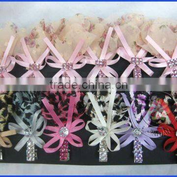 Rhinestone hair clips