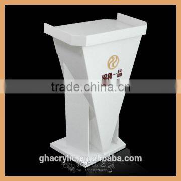 Frosted Color Acrylic Podium With Different Color, Clear Acrylic Podium With RGB Light photo-4