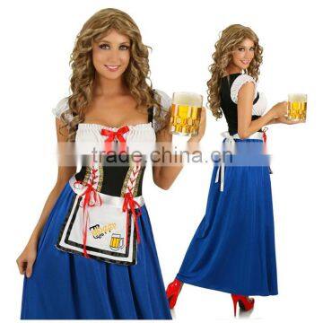 Sexy Fancy Dress Women Party Bavarian Lady Octoberfest Festival Germany Maid Beer Costume