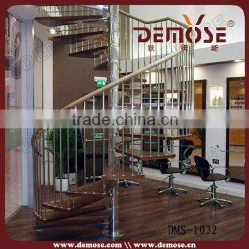 vertical bar spiral staircase design