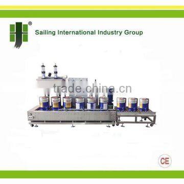 GCJ02-50-I/IIBH Weighing type automatic liquid filling machine for paint
