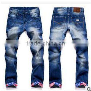 Fashion Men's Custom Denim Jeans for Garment unique jeans men biker jeans men