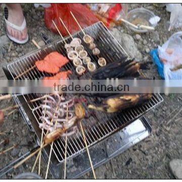 Outdoor Stainless Steel Foldable Picnic BBQ Carbon Furnace photo-2