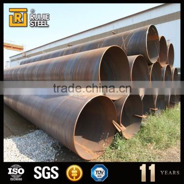 api 5l pipeline,round black carbon spiral welded steel pipe,spiral welded piling pipes