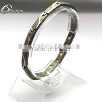 Pure titanium magnetic bracelet with power energy