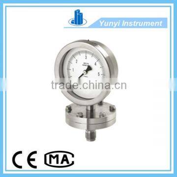 Diaphragm-seal thread connection pressure gauge