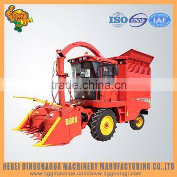 combine forage harvester corn silage harvester with double disc hearder