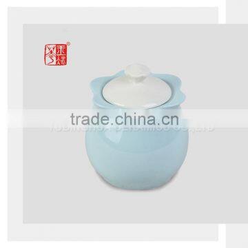 250ml Porcelain Sugar Bowl with Flower Shape