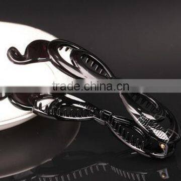 fancy elegant high quality black hair accessories banana clips for hair