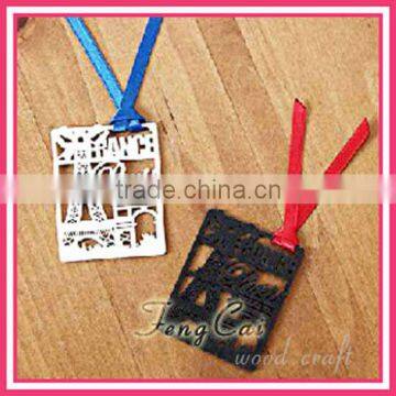Wooden full color souvenir bookmark(wood craft/wood gift in laser cut & engraving)