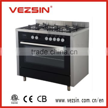 1000mm 5 burners free standing oven