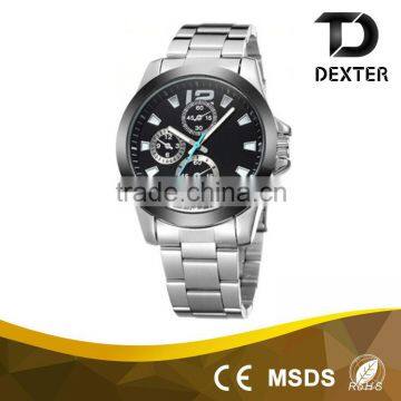 2016 factory cheap stainless steel chain brand watches men watch