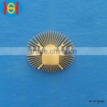 led extrusion aluminum circular heat sink