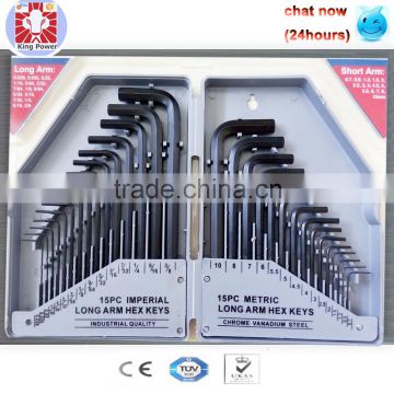 30pcs Allen key set Chrome vanadium material