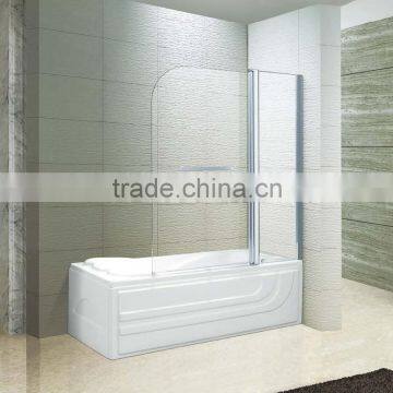 Frameless Pivot Tempered Glass Folding Door Shower Panel Shower Bath Tub Screen(KD3205)