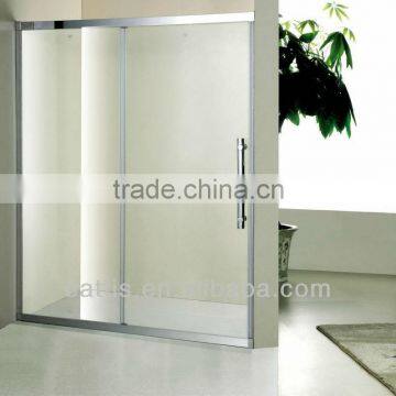 Clear etched tempered glass Bathroom Shower Y035