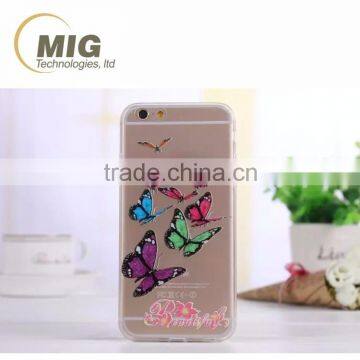 Colorful Drawing Hollow Flower Deer Animal Soft Tpu Mobile Phone Case for Iphone 6 / 6s / Plus 4.7 & 5.5 Inch 12 Colors Optional photo-3