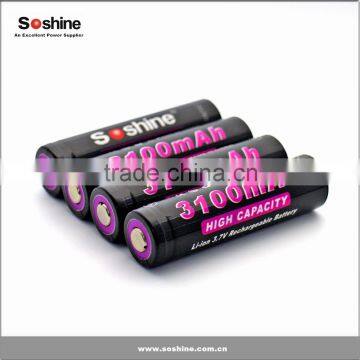 Lithium Battery 18650 3.7V 3100mAh li Ion Battery Single Packing Cylindrical Li-ion Battery photo-3