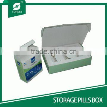 ECO-FRIENDLY CHIPBOARD BOXES FOLDED STORAGE PILLS BOX photo-5