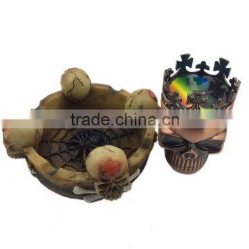 GT-1126high Quality Funny Resin Spider Skull Ashtray photo-4