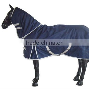 Navy Waterproof Winter Horse Rug Cover