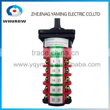 KDHC Series 25A32A40A63A 1-9 Poles Electric Changeover Cam Rotary Transfer CO2 Gas Welding Machine Switch DC Motor Circuit photo-5