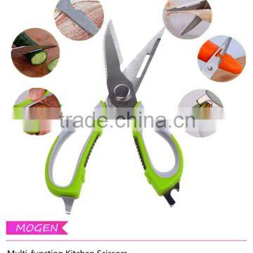 Kitchen Shears with Magnetic Holder,Serrated Blade multifunction Scissors