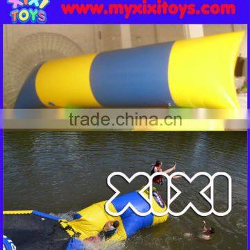 summer water game inflatable water catapult blob jump