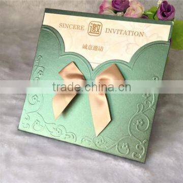 factory satin ribbon bow making for cards packing