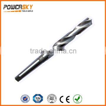 High quality M42/M35/M2/W43 bright finish morse taper shank drill bit