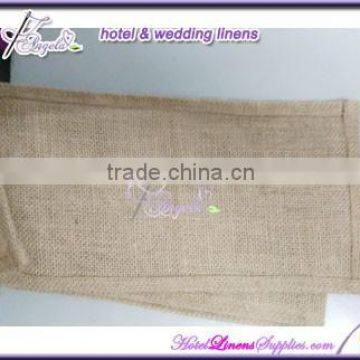 high density burlap sashes for chair covers in special events, weddings