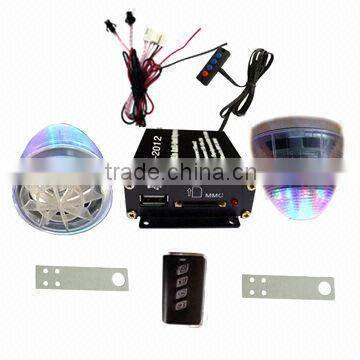 Motorcycle cable control function car alarm system