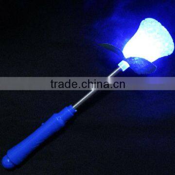 Light stick with rose top