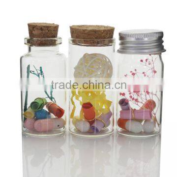 Clear Ultrathin Empty Wishing/Drift Bottles With Cork Stoppers