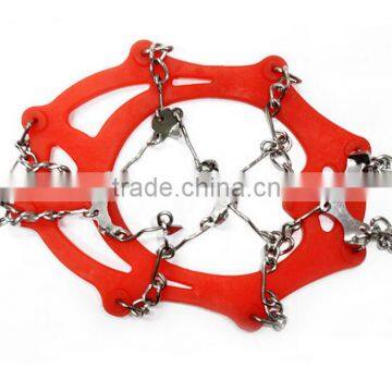 Camping Equipment 8/10/12/14/18 Tines Teeth Stainless Steel Seamless Welding Anti-slip Snow Shoes Ice Rubber Climbing Crampons photo-4