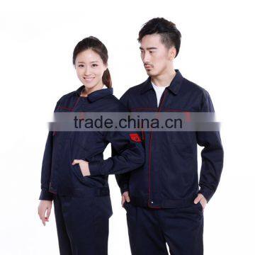 Custom made working clothes unisex industrial wearing workwear uniform with OEM log for wholesale top quality