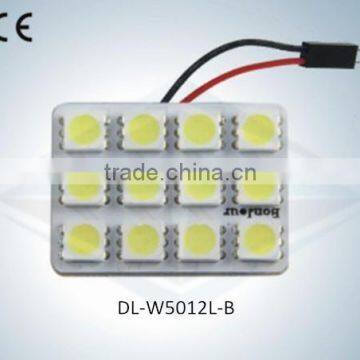 auto part 12pcs 5050smd car reading lamp auto led interior reading light