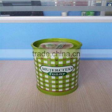 christmas gift metal tin can for cake packing