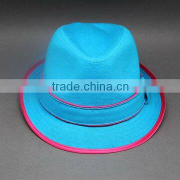 COTTON FEDORA HAT/FASHION CHEAP FEDORA HAT/2013 FEDORA HAT