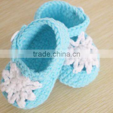 2015 Cheap Soft Hand Knit Baby Boy Shoes for Sale photo-4