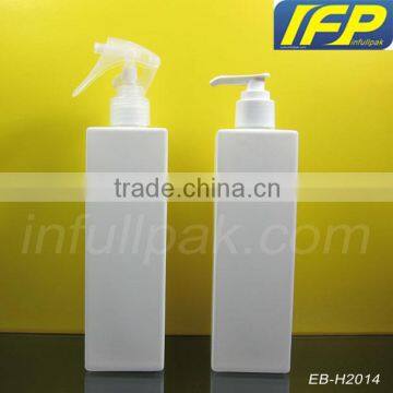 100ml, 150ml, 300ml & 500ml Square Plastic Shampoo bottle