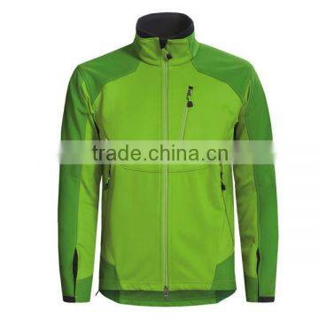 Green Outdoor Breathable Men Performance Softshell Jacket photo-1