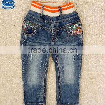 (B5221) 2014 fashion design kids jeans 100% cotton new style boys pant jeans