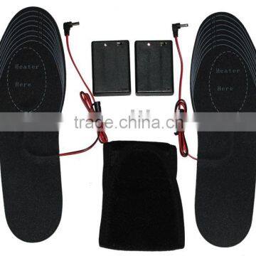 Recharged battery heated insoles