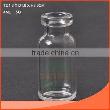 4ml clear glass reagent bottle