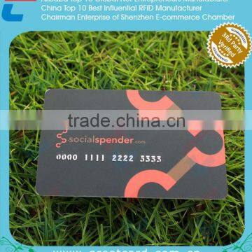 Embossed Plastic Business Card