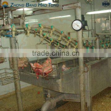 pig head scalding machine for pig slaughterhouse by product processing room