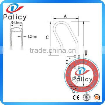 1.2mm Thickness Stainless Steel 304/316 2 Step Ladder With Handrail photo-3