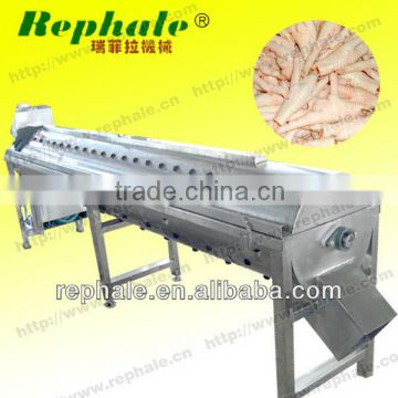 1.5 to 2 ton/h chicken feet skin peeling machine