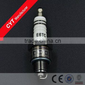 E6TC Alloy Steel Motorcycle Spark Plug for Honda/Suzuki/Yamaha Motorcycle Accessories